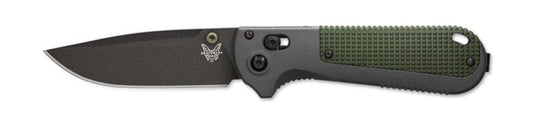 Benchmade Redoubt™ AXIS Lock Gray Grivory w/ Forrest Green Grip (430BK)