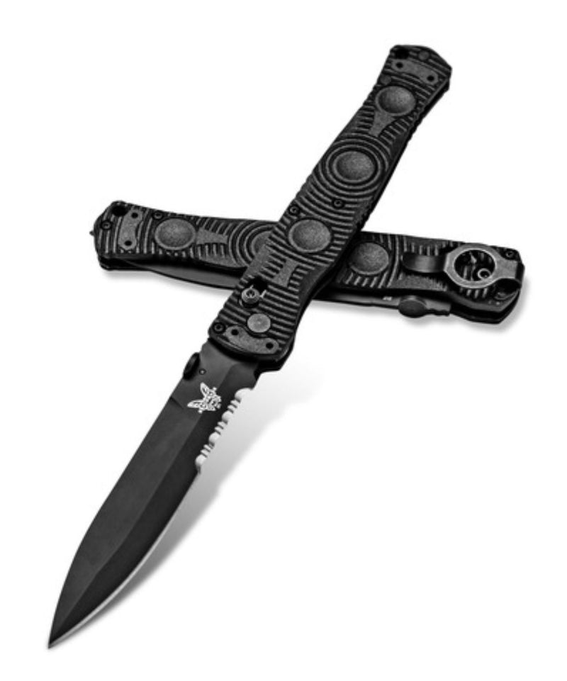 Load image into Gallery viewer, Benchmade SOCP® Tactical Folder AXIS Lock CF-Elite Serrated (391SBK)
