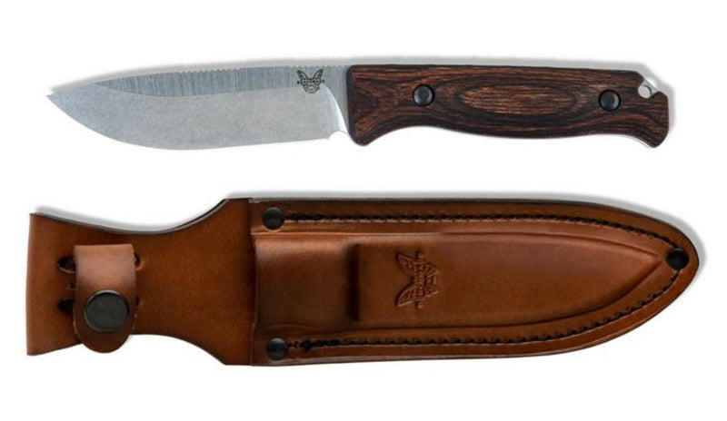 Load image into Gallery viewer, Benchmade Saddle Mountain Skinner Fixed Blade, Wood (15002)
