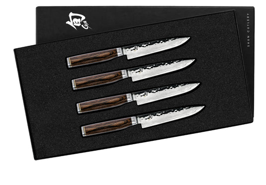Shun Premier 4 Pc. Steak Knife Set (TDMS0400)